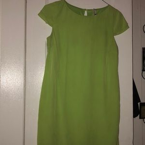 Lime green dress